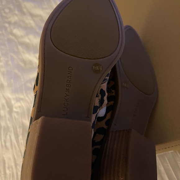 New with box Lucky Brand natural ink leopard print LK-Mahzan Shoes - Picture 6 of 8